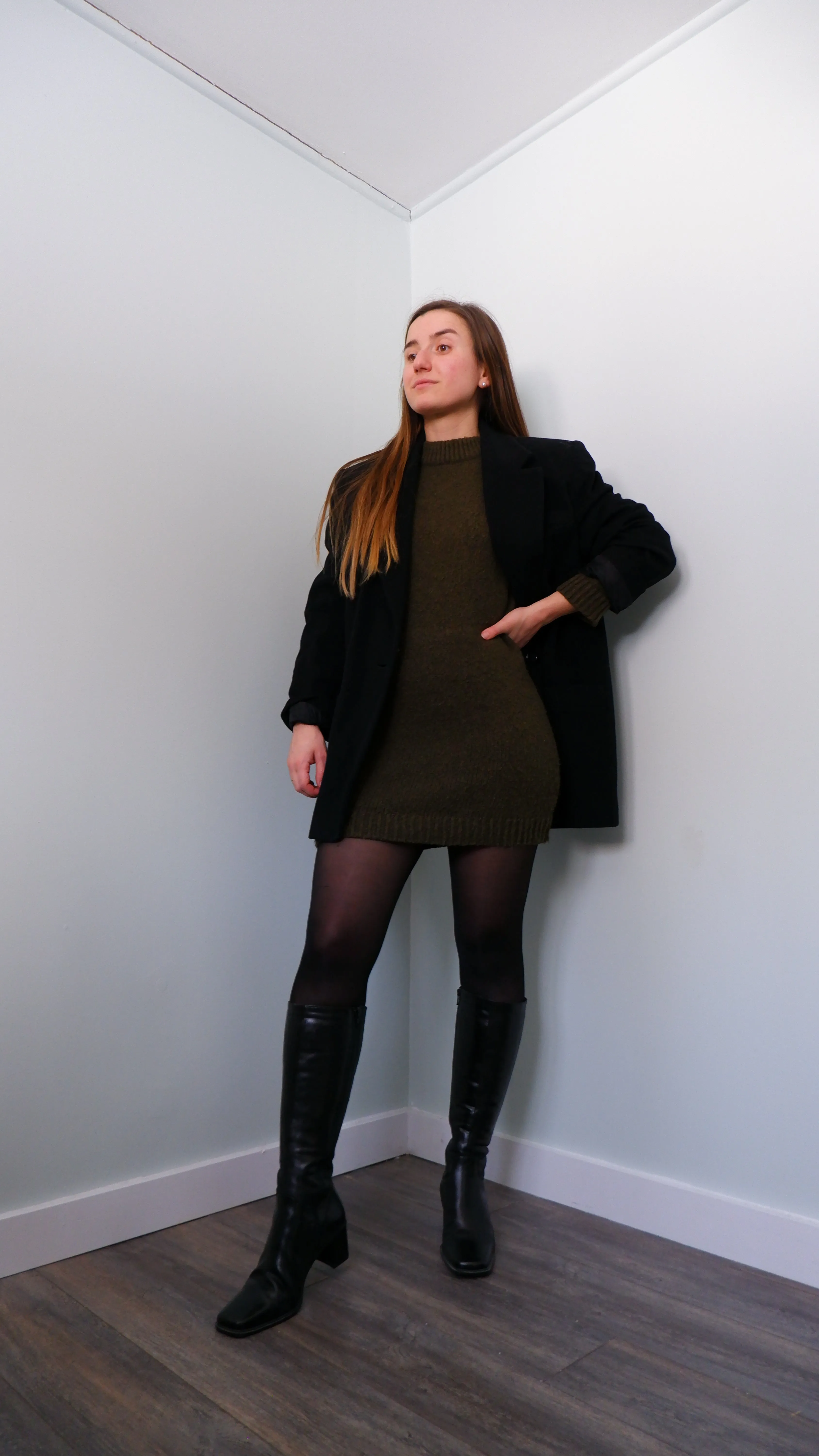90s Wool & Cashmere Soft Longline Blazer - L/XL