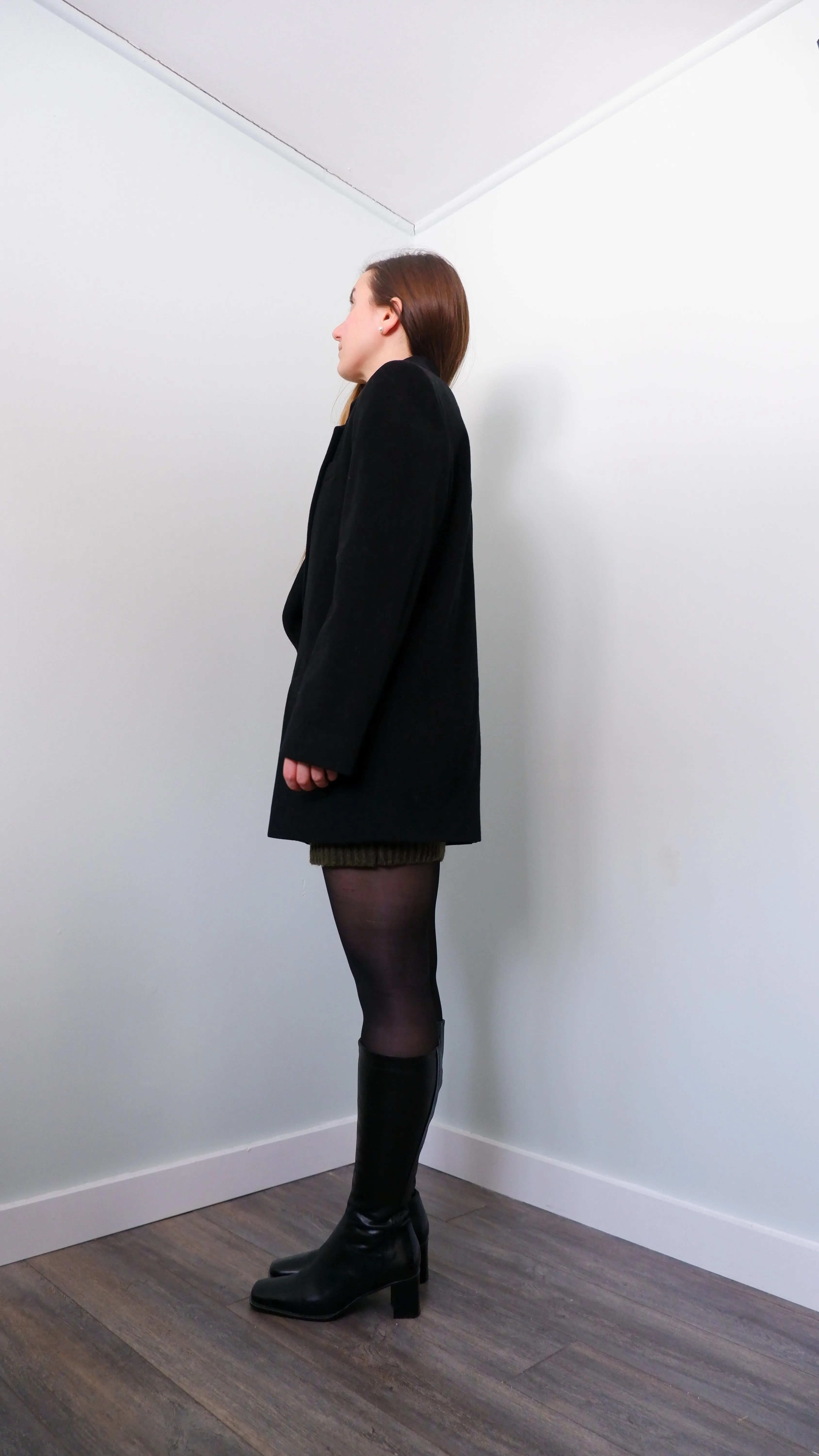 90s Wool & Cashmere Soft Longline Blazer - L/XL