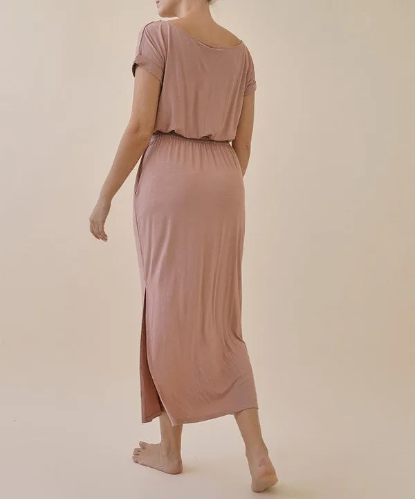 BAMBOO CASUAL ONE PIECE WITH POCKETS