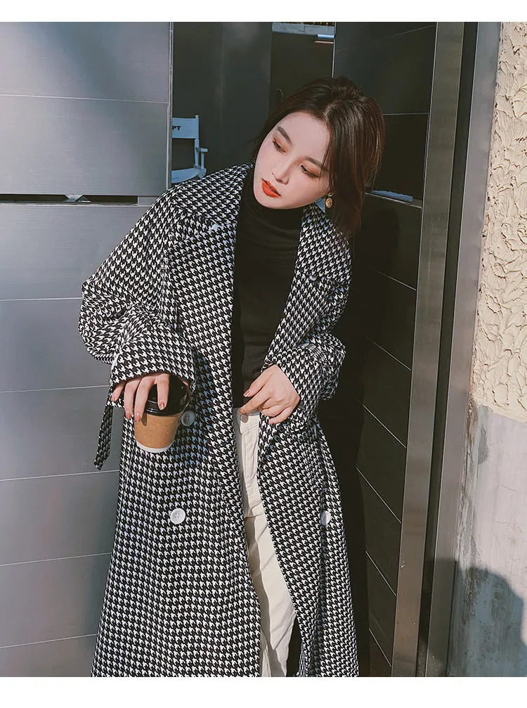 Boho Autumn Coat, Vintage Plaid Coat Stella