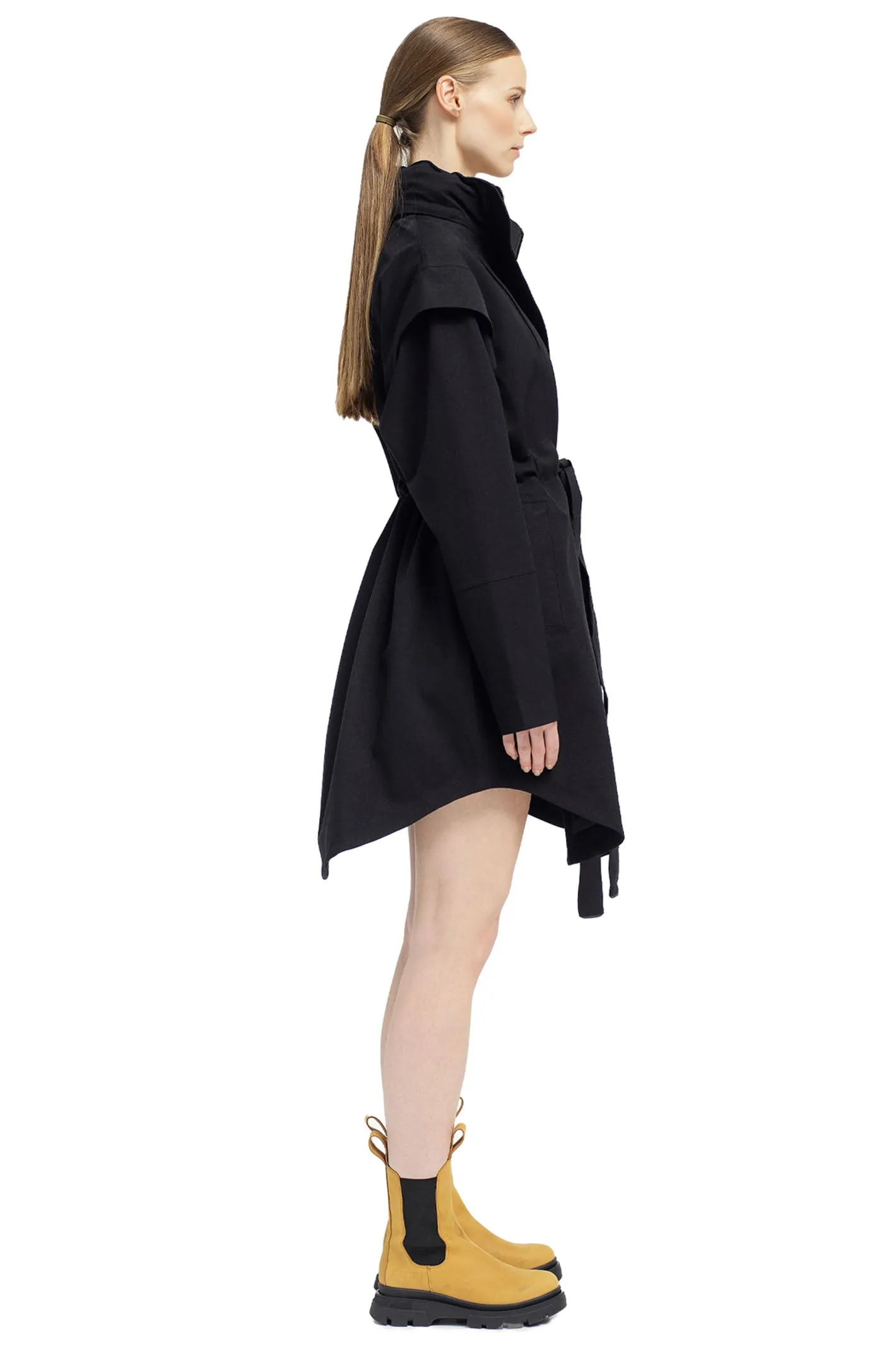 BRGN Monsun Coat New Black Waterproof 15032R2 095