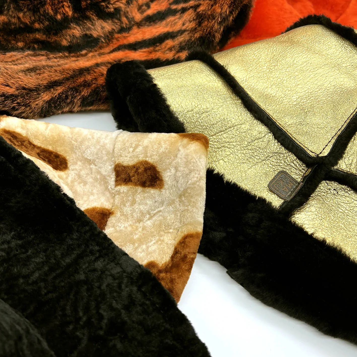 BUCKET HAT / Orange Toscana   Suede reversible