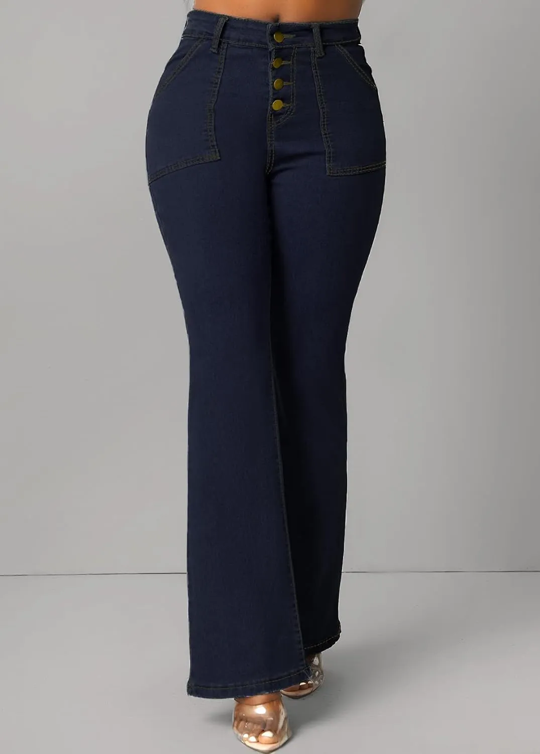 Casual Plus Size Jeans for Women