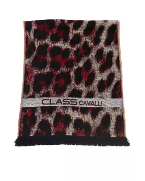 Cavalli Class Leopard Print Scarf CA22210