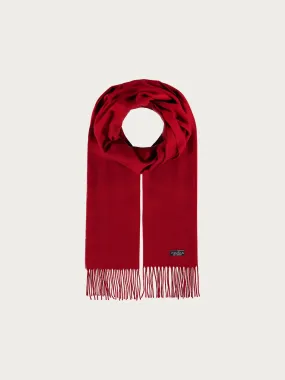 FRAAS Block Colour Cashmink Scarf Red