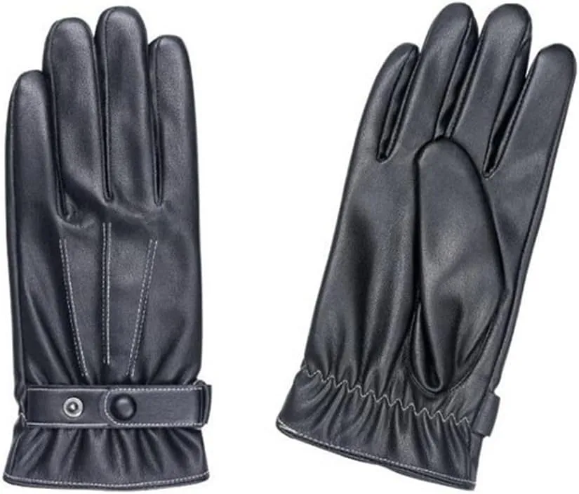 Glove Men's Warm Padded Thickening Gloves Touch Screen Driving Cycling Gloves
