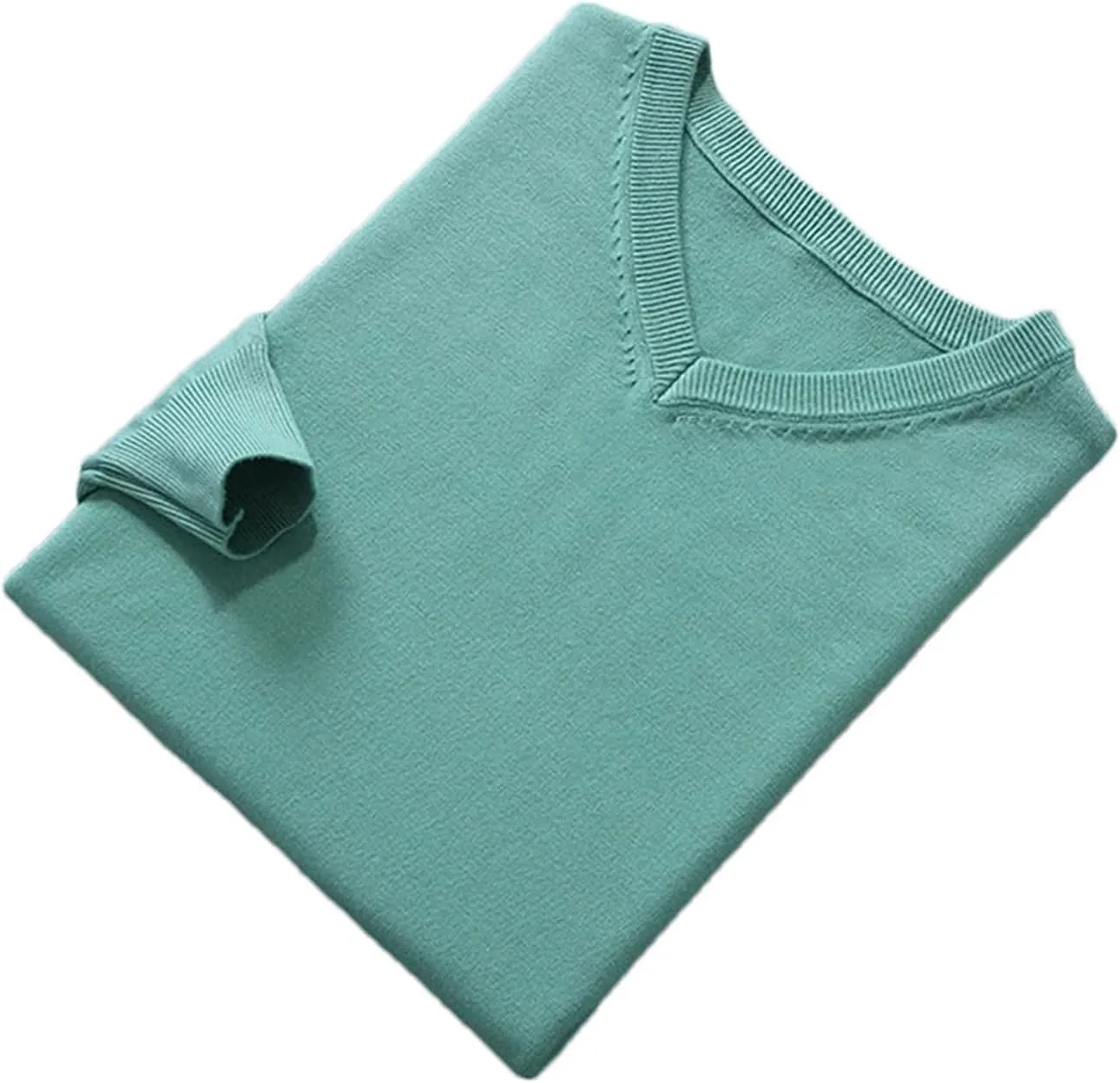 Haitpant Autumn Winter Cashmere Sweater Men V-Neck Soft Warm Cashmere Sweater Jumper Knitted Pullover