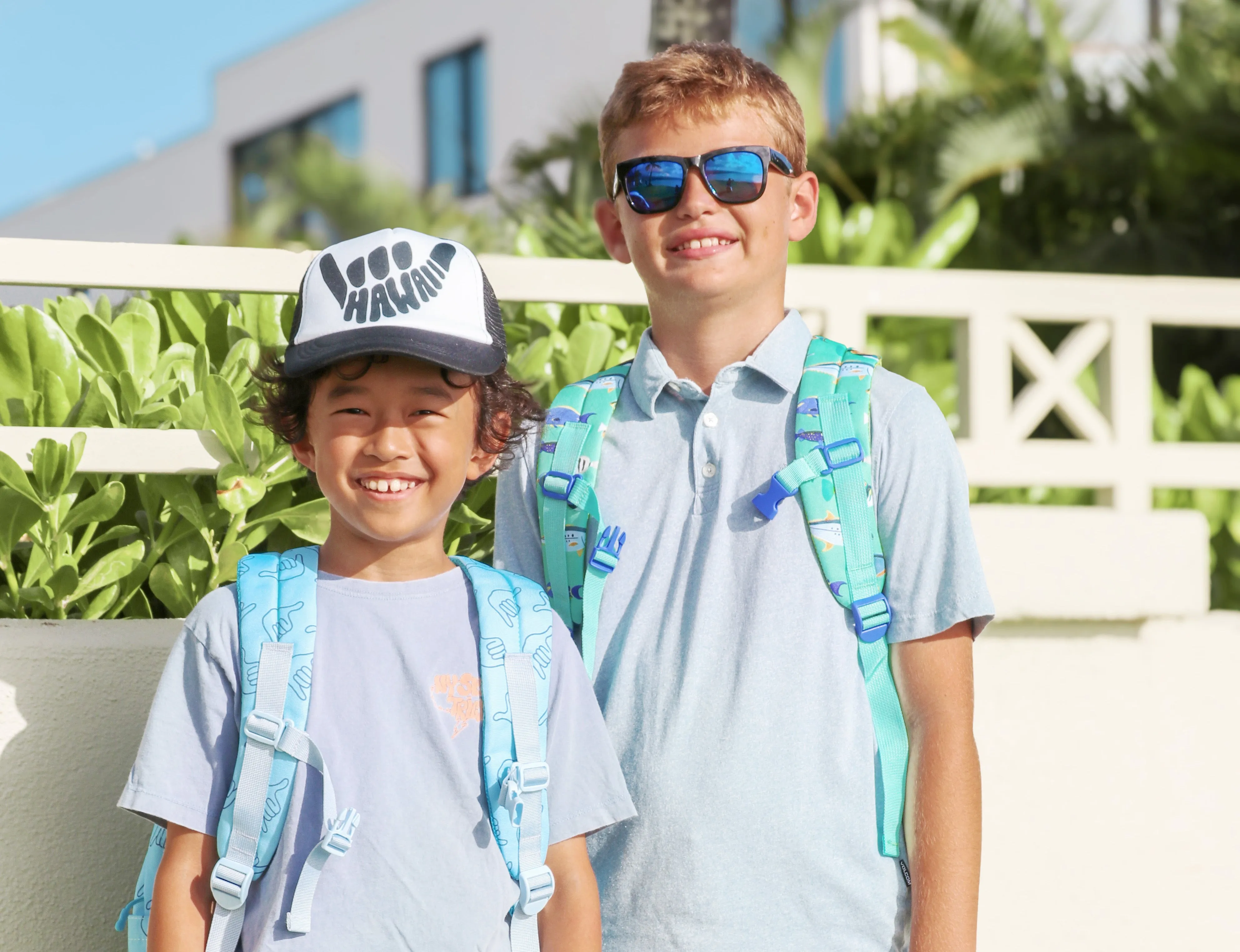 Hawaii Shaka Keiki Trucker Hat