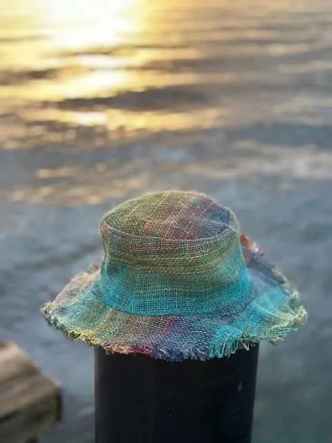Hemp Hat - Multi-Color Rainbow Stylish and Eco-Friendly Sun Protection