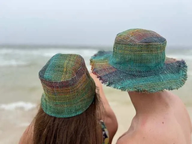 Hemp Hat - Multi-Color Rainbow Stylish and Eco-Friendly Sun Protection