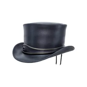 Illuminati Evil Eye Leather Top Hat
