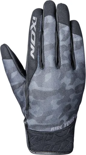 IXON RS SLICKER BLACK/BLACK CAMO GLOVES