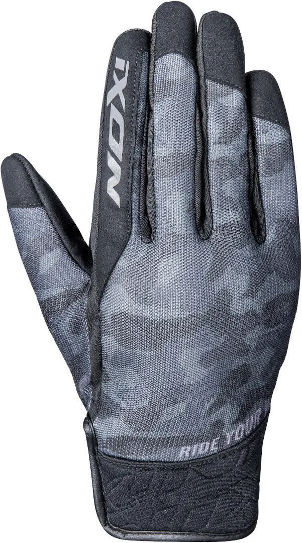 IXON RS SLICKER BLACK/BLACK CAMO GLOVES