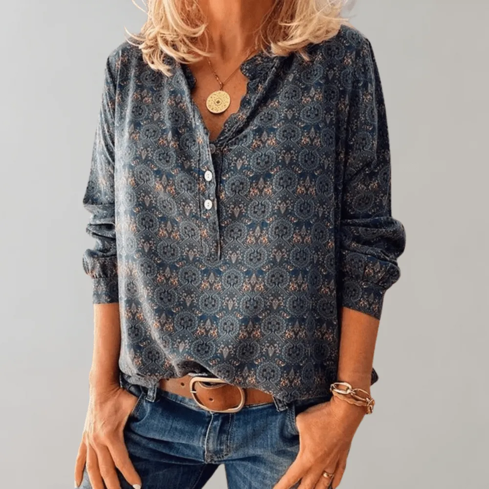 Kathleen - Blouse - Classic - High Quality Fiber - Perfect for Casual Days