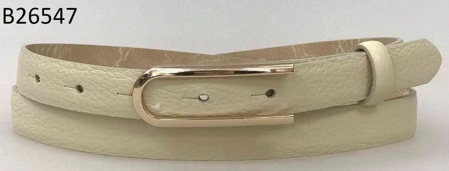 Kayla Belt in Bone