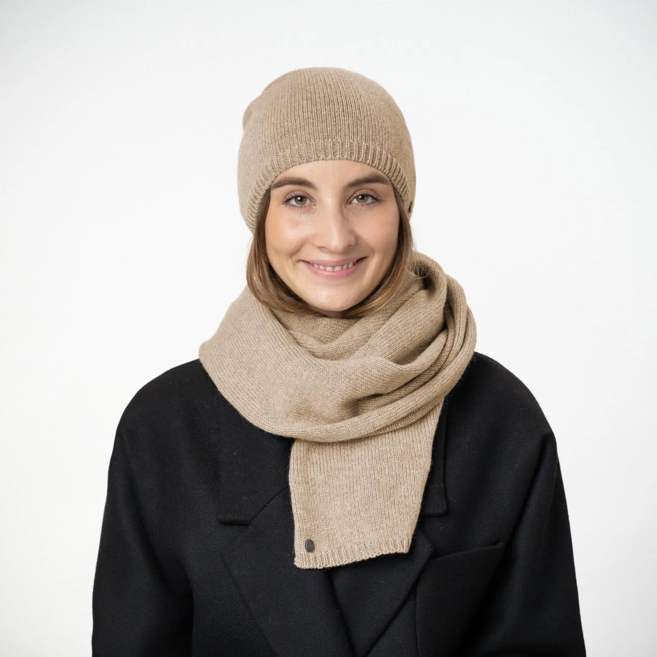Lierys Merino Cashmere Knit Scarf Women/Men | Made in Germany