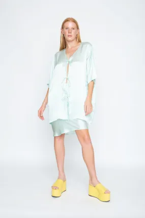 Lily Forbes - Milica Tie Top: Mint