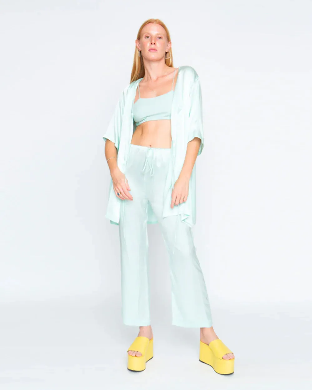 Lily Forbes - Milica Tie Top: Mint