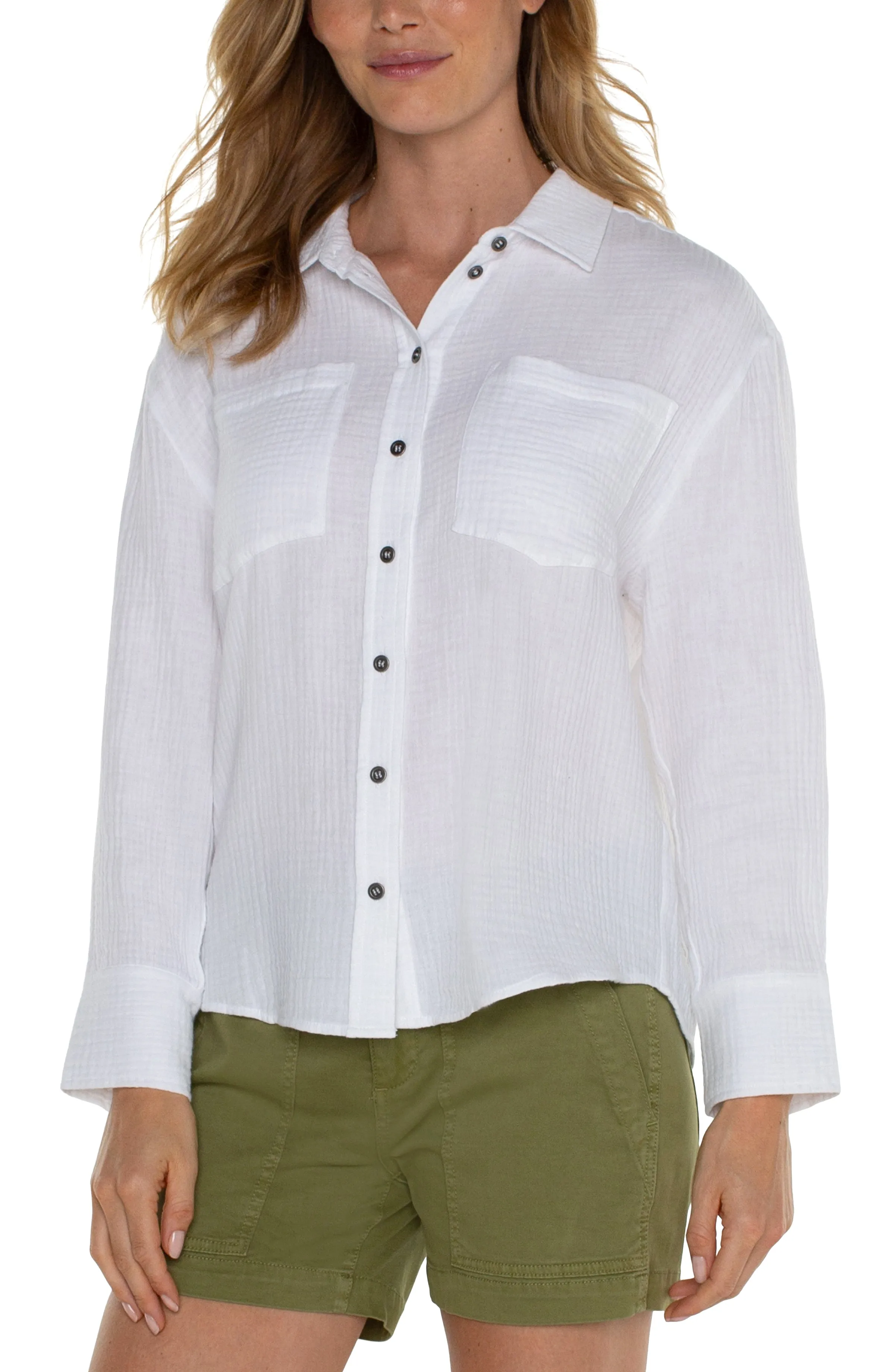 Liverpool - White Button Up Shirt