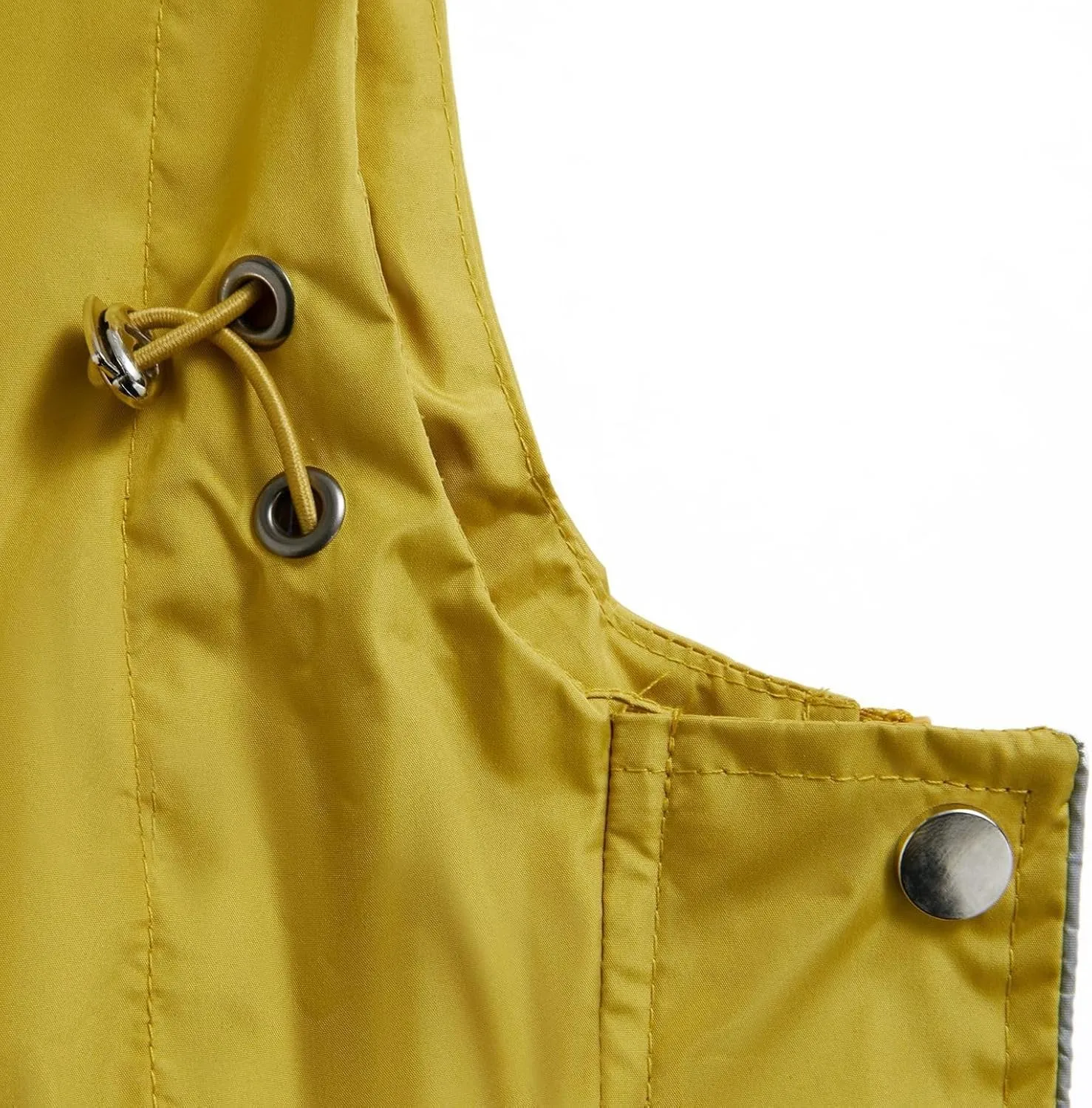 Lu's Chic Women's Long Anorak Jacket Raincoat Rain Jacket Long Sleeve Casual Hooded Cargo Utility Military Outerwear
