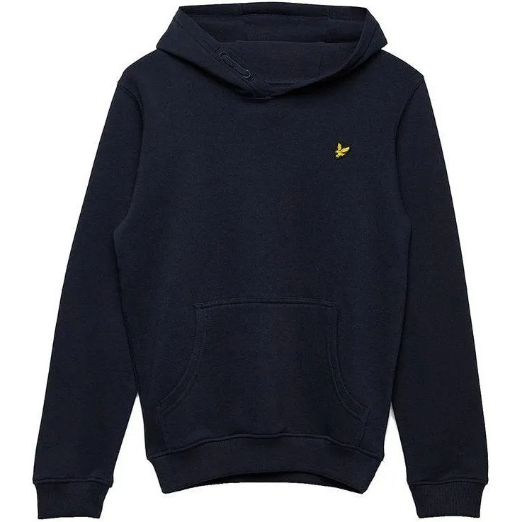 Lyle And Scott Juniors Classic Pullover Hoody Fleece Navy Blazer