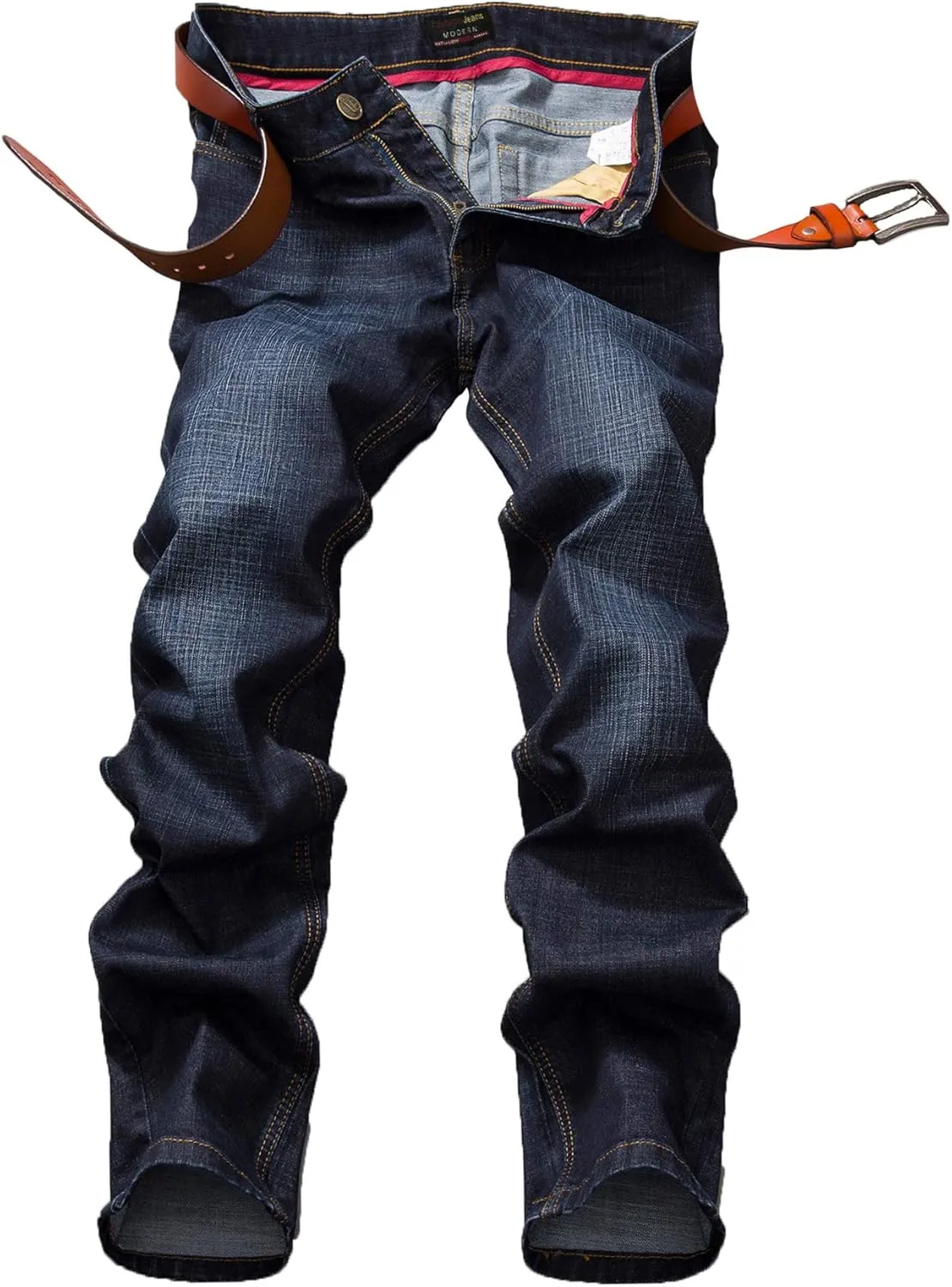 Men's Casual Style Straight Fit Jeans