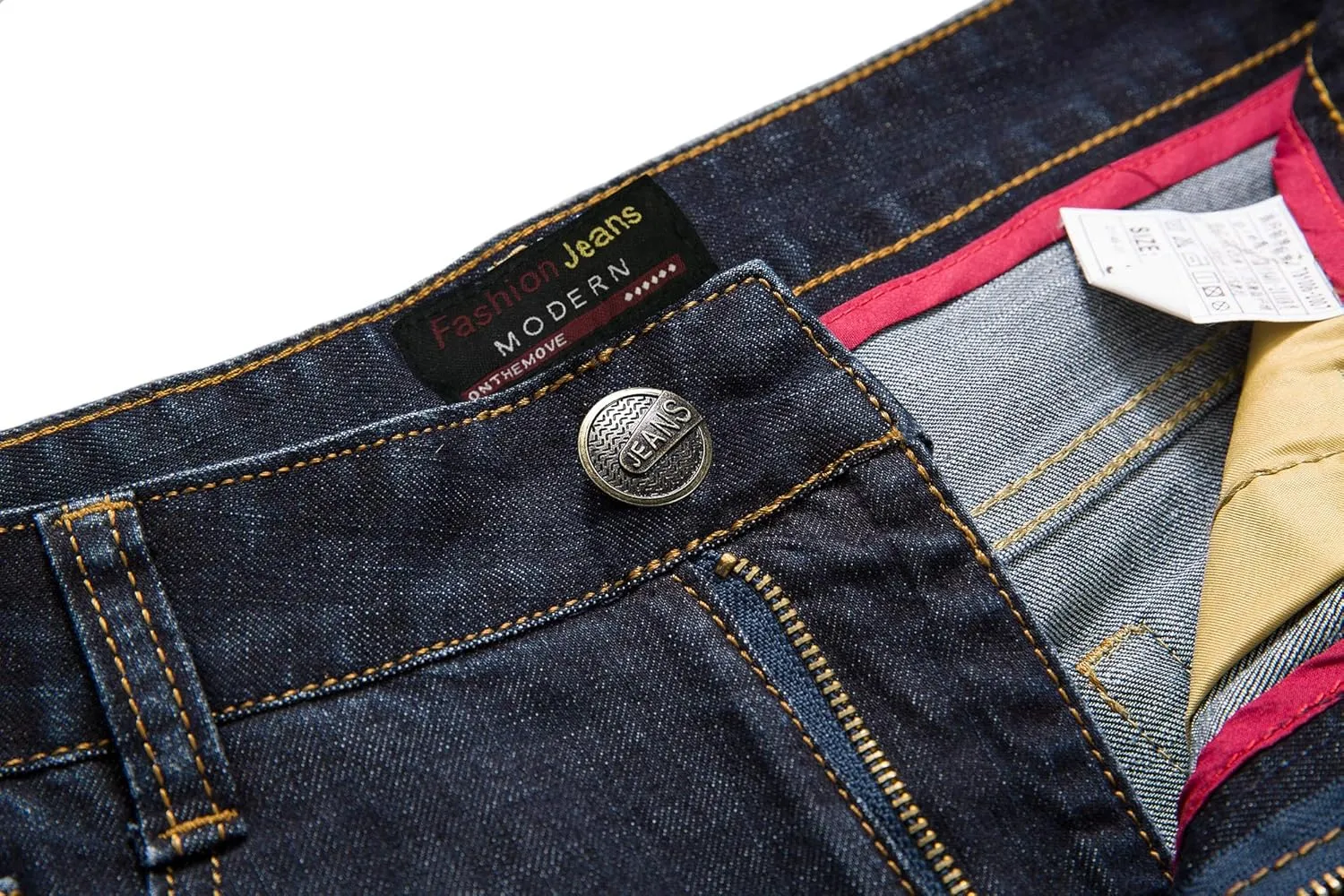 Men's Casual Style Straight Fit Jeans