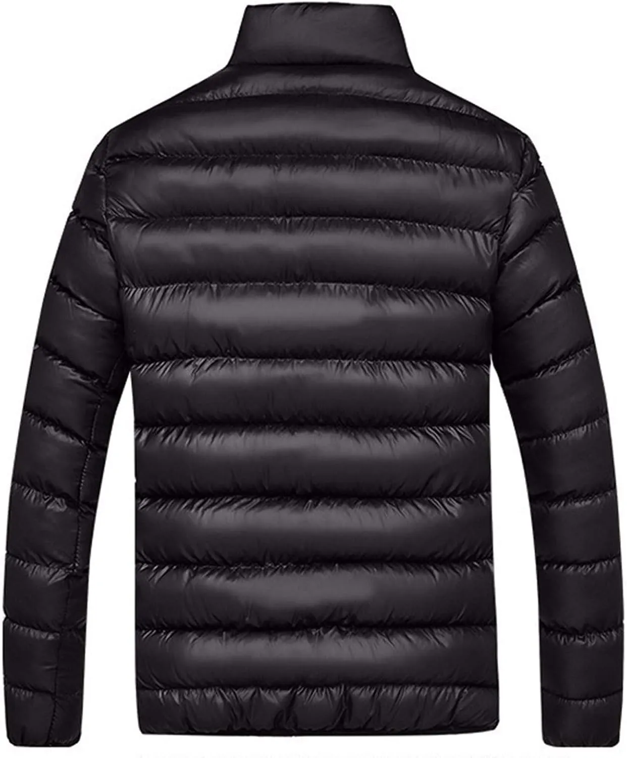 Mens Puffer Jackets Winter Lightweight Insulated Quilted Outwear Casual Soft Down Jacket For Men Winter Outfits