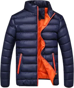 Mens Puffer Jackets Winter Lightweight Insulated Quilted Outwear Casual Soft Down Jacket For Men Winter Outfits