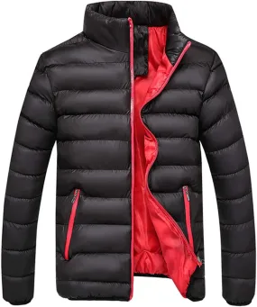 Mens Puffer Jackets Winter Lightweight Insulated Quilted Outwear Casual Soft Down Jacket For Men Winter Outfits