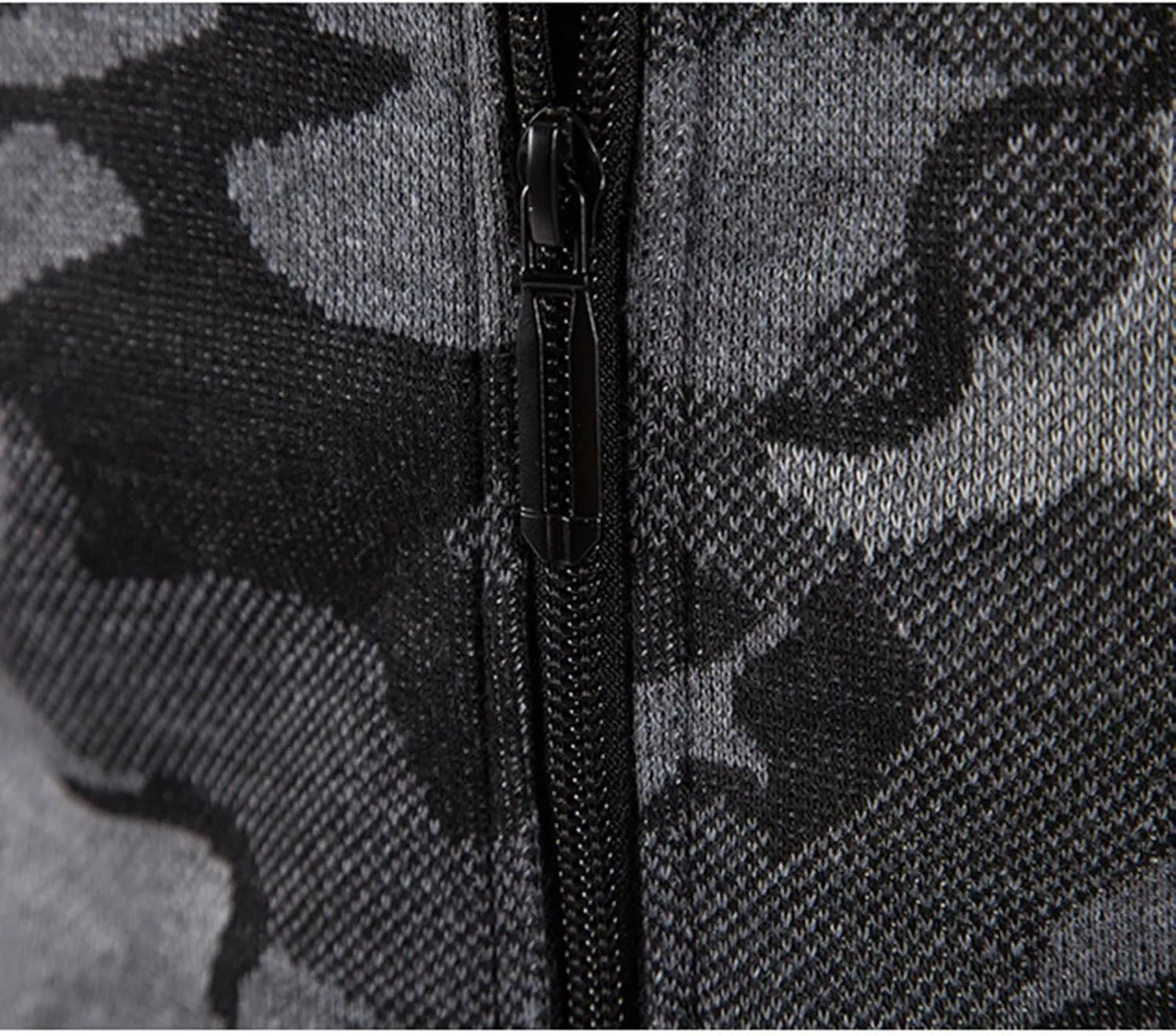 Mmoneyake Mens Camo Full Zip Hoodie Athletic Soft Sherpa Lined Fleece Hooded Sweater Jacket Long Sleeve Sweatshirt Sport Coat
