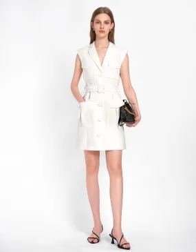 Patch Pocket Belt Dress