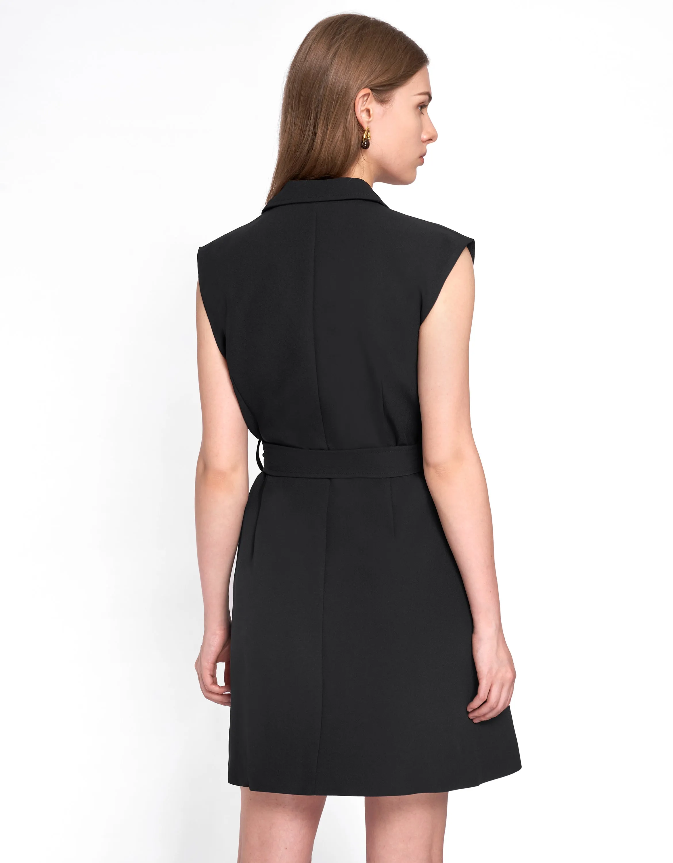 Patch Pocket Belt Dress