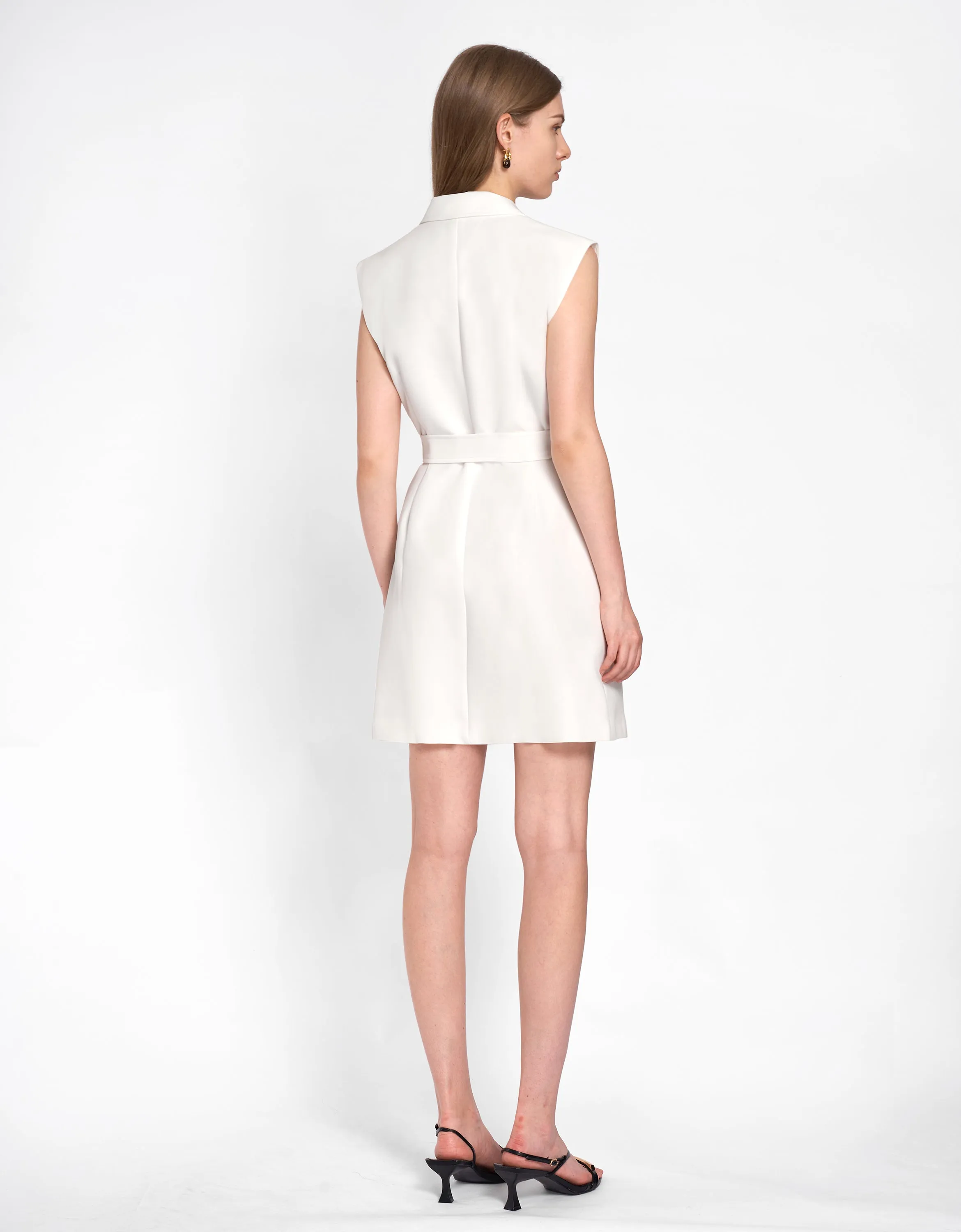 Patch Pocket Belt Dress
