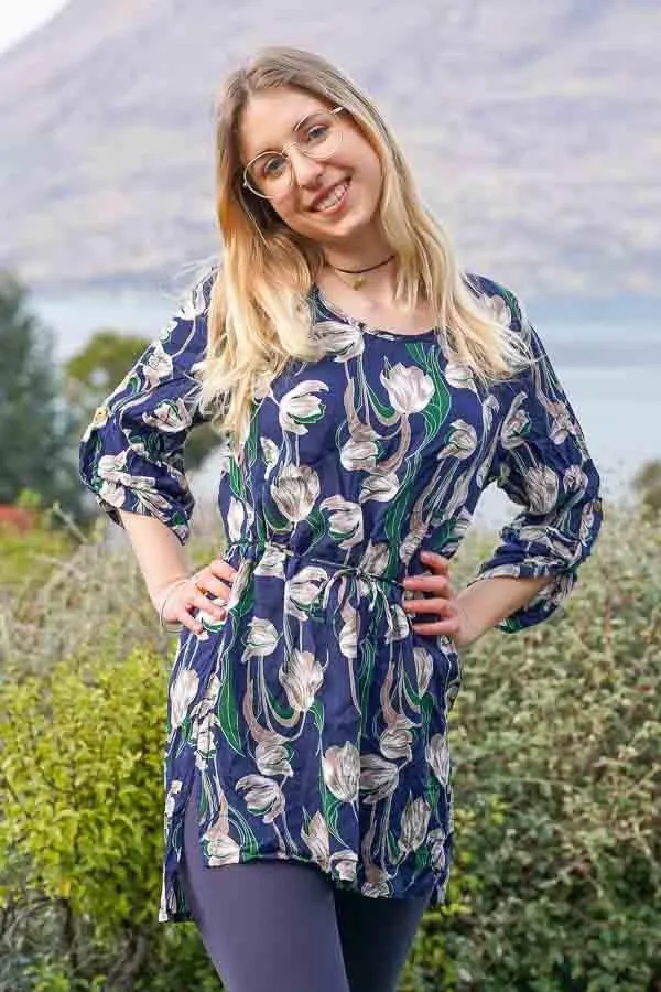 Printed Shift Shirt