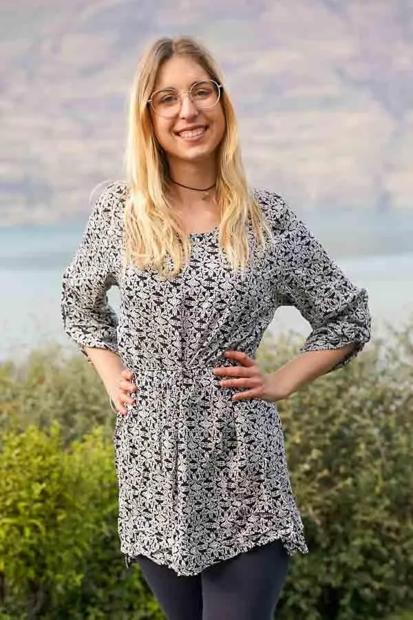 Printed Shift Shirt