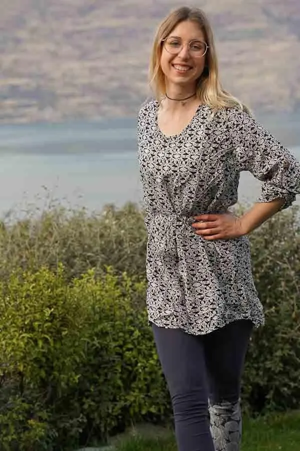 Printed Shift Shirt