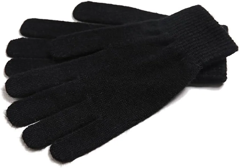 Pure Cashmere Women Full Fingers Gloves Ladies Knitted Gloves Mittens, Made in Inner Mongolian
