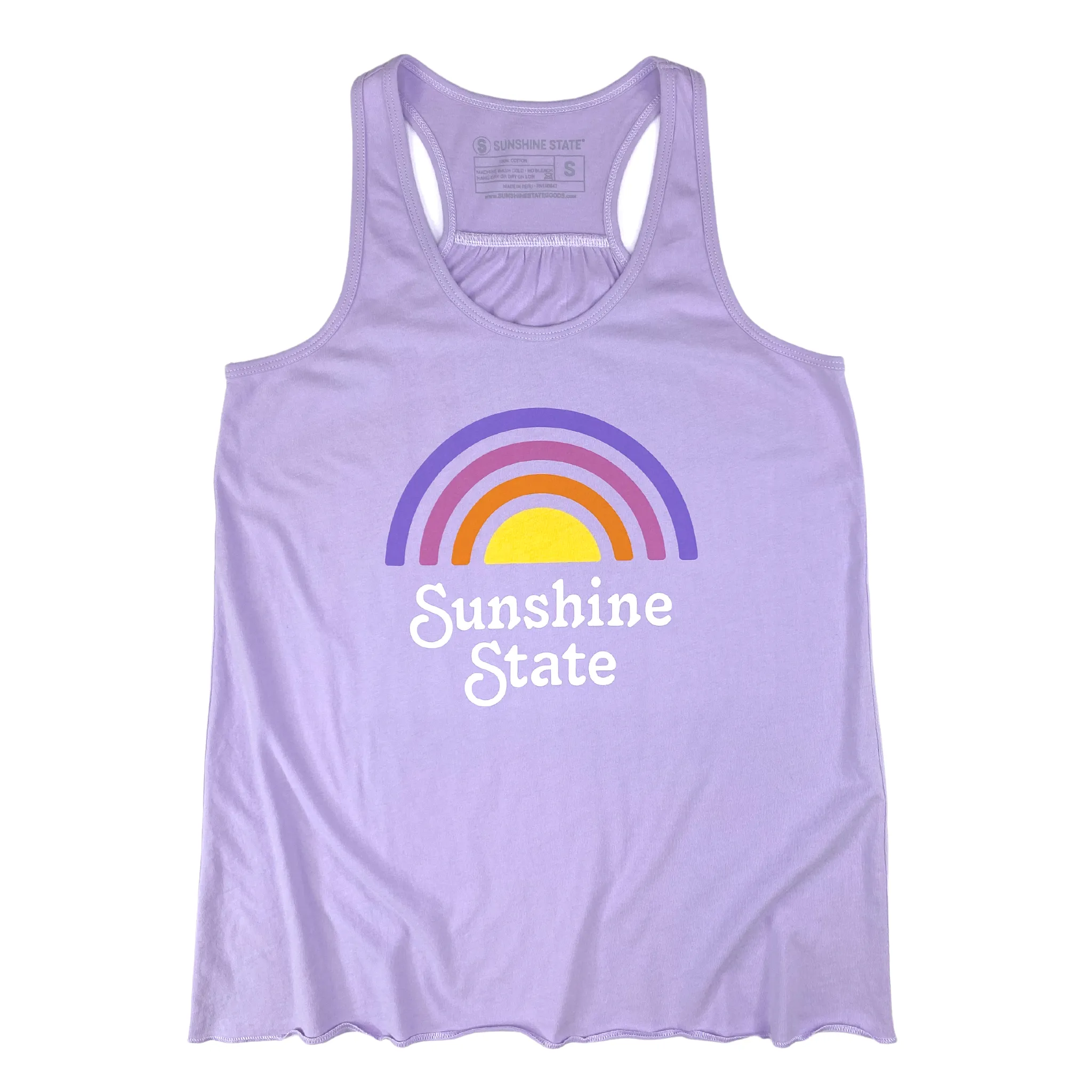 RAINBOW FLOWY TANK - LAVENDER