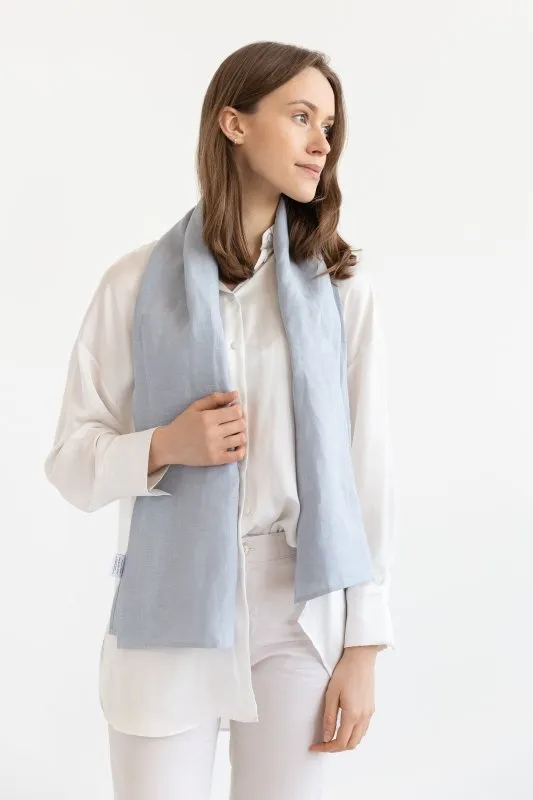 Sky Blue linen scarf