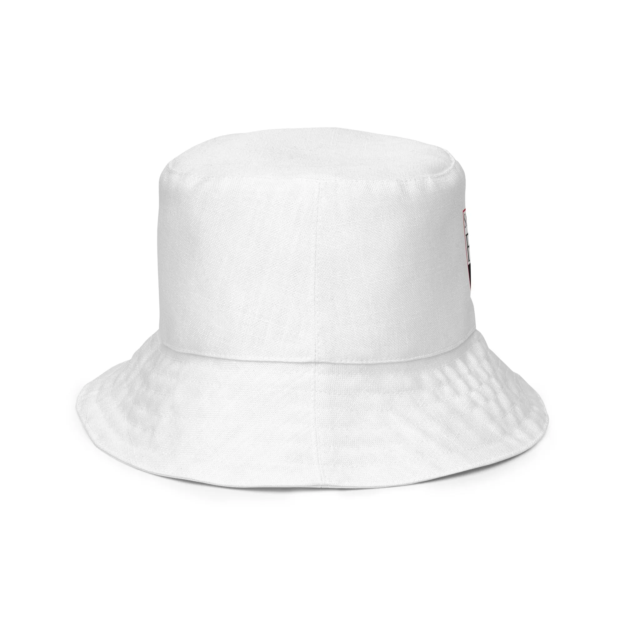 Snooty Fox Art Reversible Bucket Hat - Skylight / White
