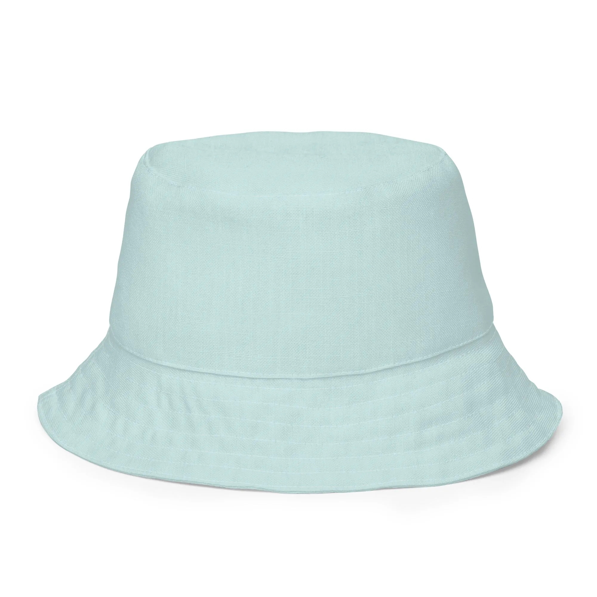 Snooty Fox Art Reversible Bucket Hat - Skylight / White