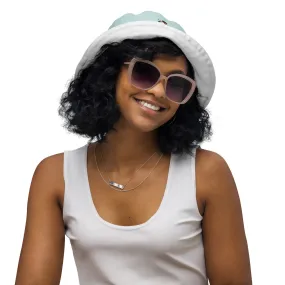 Snooty Fox Art Reversible Bucket Hat - Skylight / White