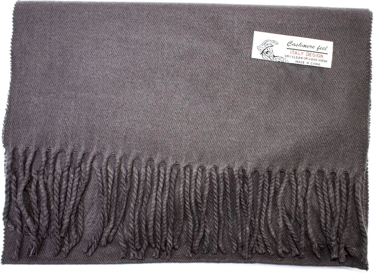 Soft Cashmere Feel Scarf for Women & Men  Warm Lightweight Winter Shawl Wrap, Cozy Red Long Scarf Gift for Her & Him