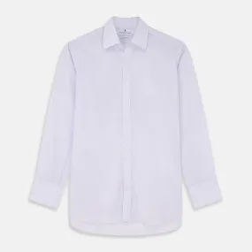 Soft Lilac Stripe Cotton Regular Fit Mayfair Shirt