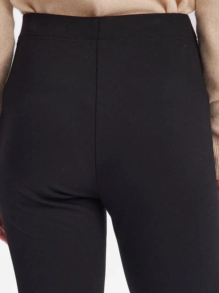 Stretchy Knit Full Length Pants