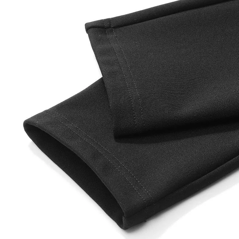 Stretchy Knit Full Length Pants