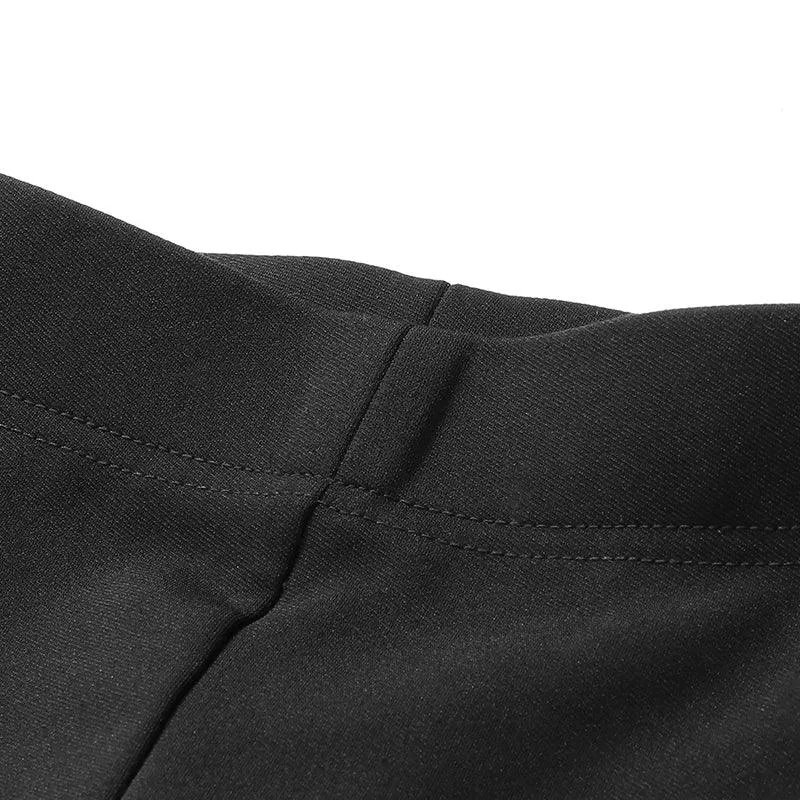 Stretchy Knit Full Length Pants