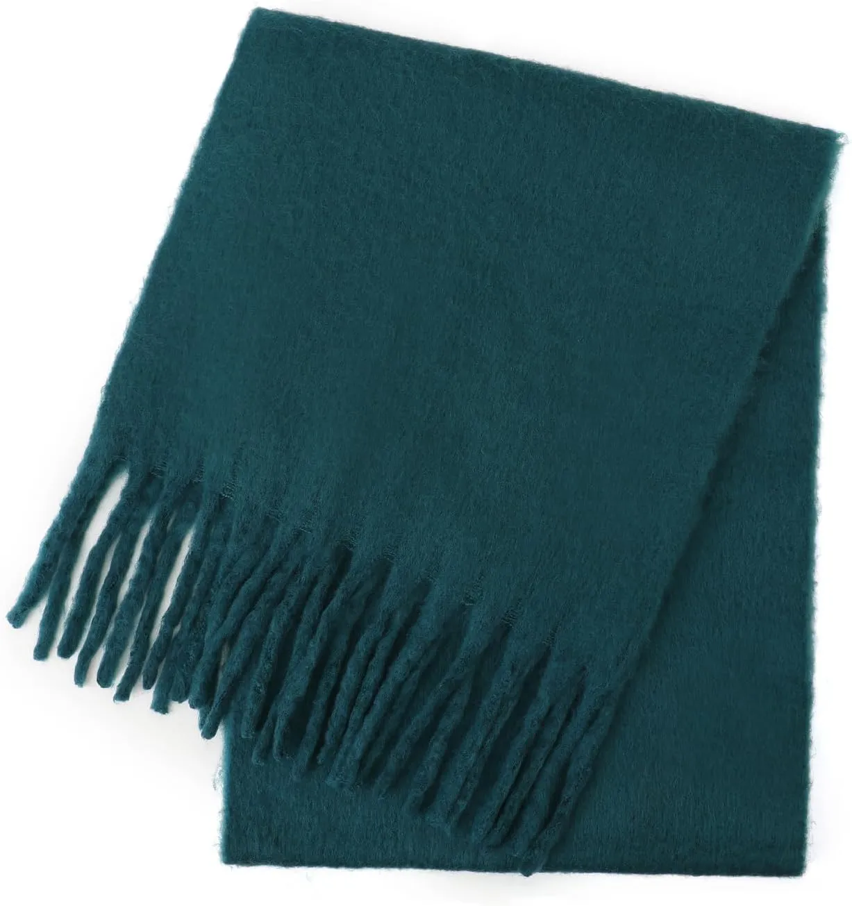 SUNDSGT Big Scarf Coloured Oversized Tassel Soft Fall Winter Thick Scarf Warm Shawl Women