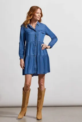 Tribal Women's Chambray Shirt Dress